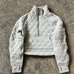 Lululemon Athletica Quilted Cream Jacket
